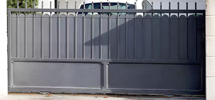 Metal Driveway Gate Installation Gary